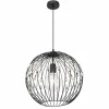 Luminaires Globo Lighting Suspension Globo HANAKO Noir, 1 lumière* Suspensions