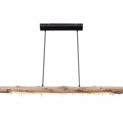 Lampes Vintages & Rétros-Luminaires Globo Lighting Suspension Globo HATT LED Noir, 1 lumière