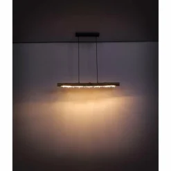 Lampes Vintages & Rétros-Luminaires Globo Lighting Suspension Globo HATT LED Noir, 1 lumière