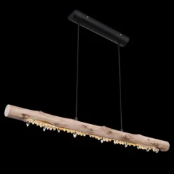 Lampes Vintages & Rétros-Luminaires Globo Lighting Suspension Globo HATT LED Noir, 1 lumière