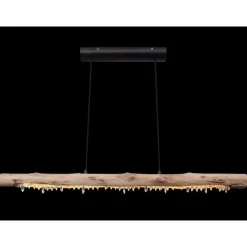 Lampes Vintages & Rétros-Luminaires Globo Lighting Suspension Globo HATT LED Noir, 1 lumière