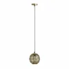 Luminaires Globo Lighting Suspension Globo HERMI Vieux laiton, 1 lumière* Suspensions