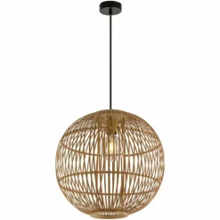 Luminaires Scandinaves-Luminaires Globo Lighting Suspension Globo HILDEGARD Noir, 1 lumière