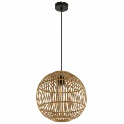 Luminaires Scandinaves-Luminaires Globo Lighting Suspension Globo HILDEGARD Noir, 1 lumière