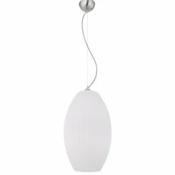 Luminaires Globo Lighting Suspension Globo HING Nickel mat, 1 lumière