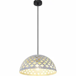 Luminaires Globo Lighting Suspension Globo HOLLIE Noir, 1 lumière* Suspensions