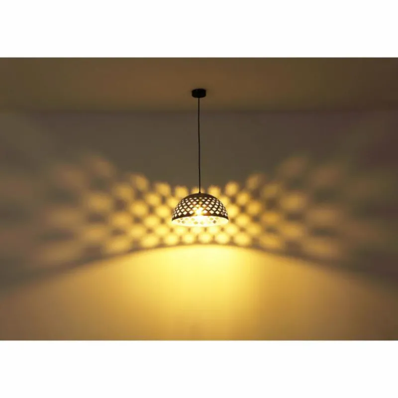 Luminaires Globo Lighting Suspension Globo HOLLIE Noir, 1 lumière* Suspensions