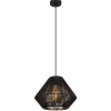 Lampes Vintages & Rétros-Luminaires Globo Lighting Suspension Globo HOUDINI Noir, 1 lumière