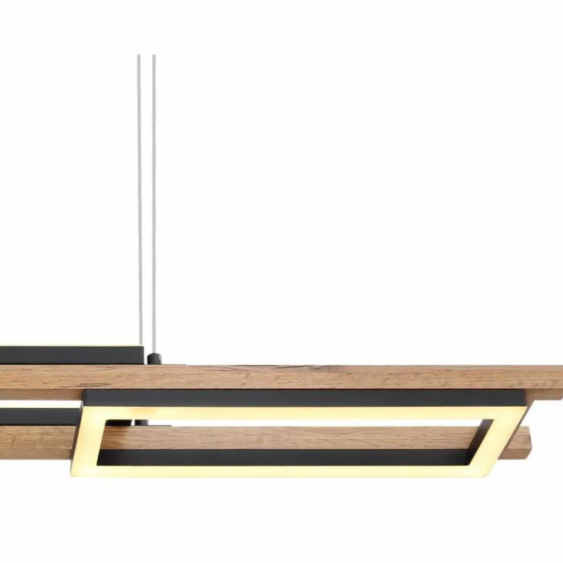 Luminaires Globo Lighting Suspension Globo ILLA LED Noir, 1 lumière* Éclairage Led