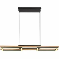 Luminaires Globo Lighting Suspension Globo ILLA LED Noir, 1 lumière* Éclairage Led