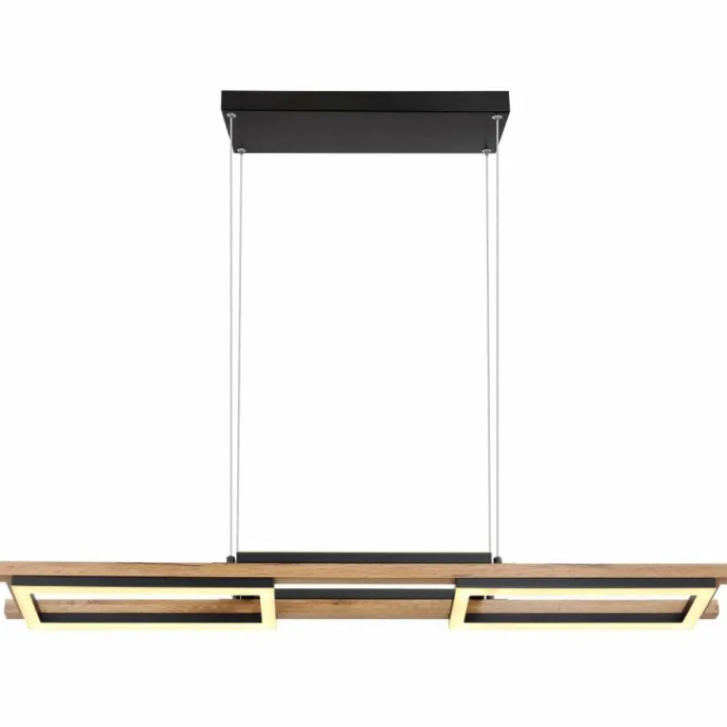 Luminaires Globo Lighting Suspension Globo ILLA LED Noir, 1 lumière* Éclairage Led