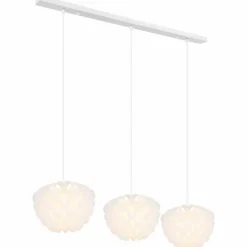 Luminaires Globo Lighting Suspension Globo IRENE Blanc, 3 lumières* Suspensions