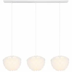 Luminaires Globo Lighting Suspension Globo IRENE Blanc, 3 lumières* Suspensions