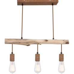 Luminaires Globo Lighting Suspension Globo JAKOB Rouille, 3 lumières* Suspensions