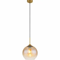 Luminaires Globo Lighting Suspension Globo JAMESSA Laiton, 1 lumière