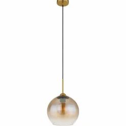Luminaires Globo Lighting Suspension Globo JAMESSA Laiton, 1 lumière
