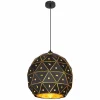 Luminaires Globo Lighting Suspension Globo JODIE Noir, 1 lumière* Suspensions