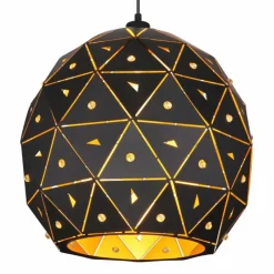 Luminaires Globo Lighting Suspension Globo JODIE Noir, 1 lumière* Suspensions