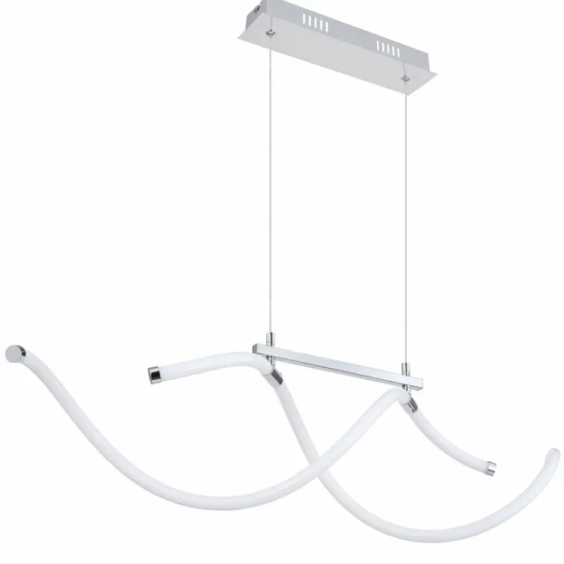 Luminaires Globo Lighting Suspension Globo KAIA LED Chrome, 1 lumière* Éclairage Led