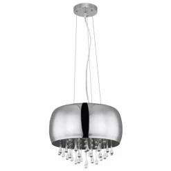 Lampe Turque-Luminaires Globo Lighting Suspension Globo KALLA Chrome, 5 lumières