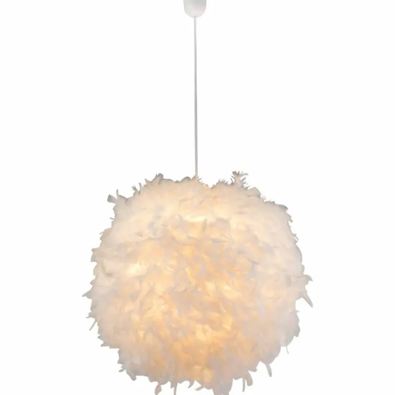 Lampes À Boules-Luminaires Globo Lighting Suspension Globo Katunga Blanc, 1 lumière