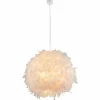 Lampes À Boules-Luminaires Globo Lighting Suspension Globo Katunga Blanc, 1 lumière
