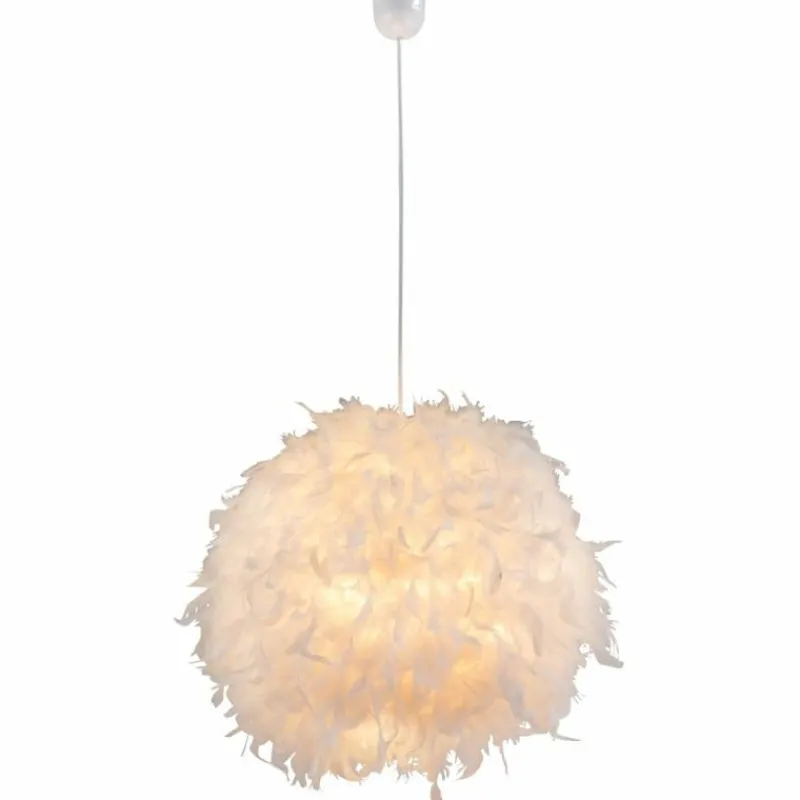 Lampes À Boules-Luminaires Globo Lighting Suspension Globo Katunga Blanc, 1 lumière