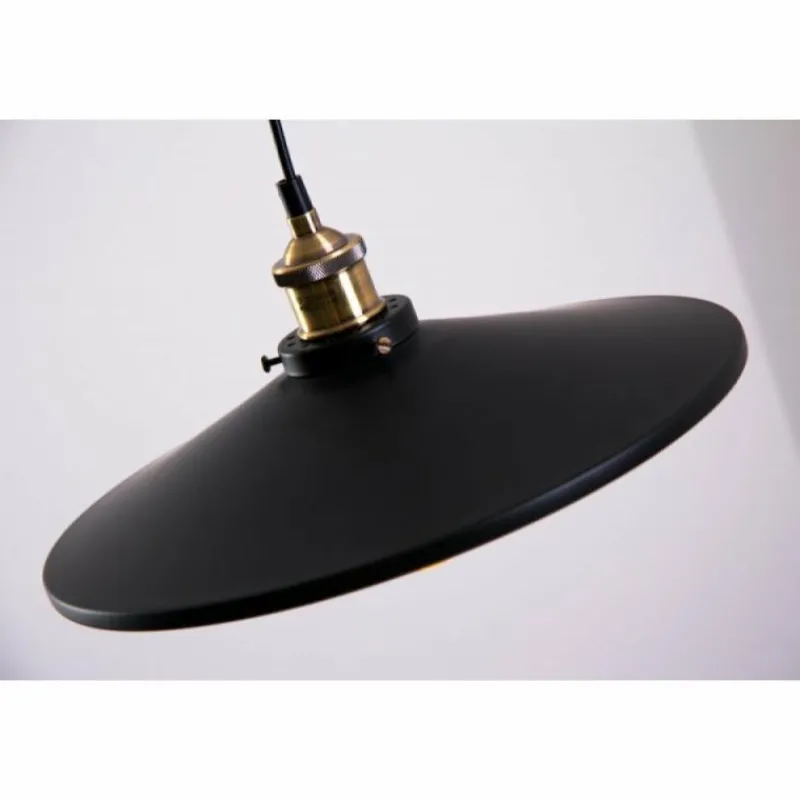 Lampes Dorées-Luminaires Globo Lighting Suspension Globo KNUD Noir doré, 1 lumière