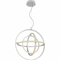 Luminaires Globo Lighting Suspension Globo KURUS LED Nickel mat, 1 lumière* Éclairage Led