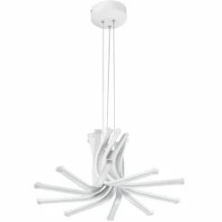 Luminaires Globo Lighting Suspension Globo LINCOLN LED Blanc, 1 lumière* Suspensions