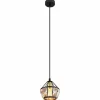Luminaires Globo Lighting Suspension Globo LOIS Laiton, Noir, 1 lumière* Suspensions