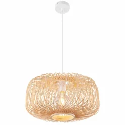 Luminaires Scandinaves-Luminaires Globo Lighting Suspension Globo LUCIA Blanc, 1 lumière