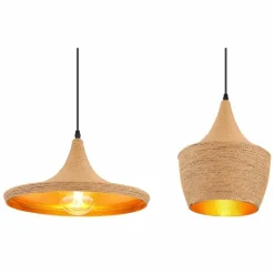 Lampes Dorées-Luminaires Globo Lighting Suspension Globo LUDMILLA Noir, 3 lumières