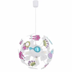 Luminaires Globo Lighting Suspension Globo LURRA Blanc, 4 lumières* Suspensions