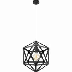 Luminaires Globo Lighting Suspension Globo LYDIA Noir, 1 lumière* Suspensions