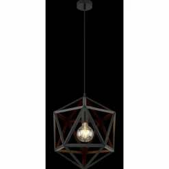 Luminaires Globo Lighting Suspension Globo LYDIA Noir, 1 lumière* Suspensions