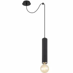 Luminaires Globo Lighting Suspension Globo MARION Noir, 1 lumière* Suspensions
