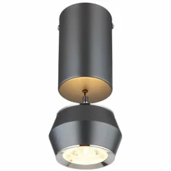 Luminaires Globo Lighting Suspension Globo MARTHY LED Gris, 1 lumière* Éclairage Led