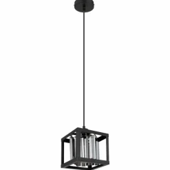 Luminaires Globo Lighting Suspension Globo MATHILDE Noir, 1 lumière