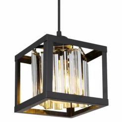 Luminaires Globo Lighting Suspension Globo MATHILDE Noir, 1 lumière