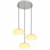 Luminaires Globo Lighting Suspension Globo MATTY LED Nickel mat, 1 lumière