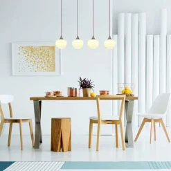 Luminaires Globo Lighting Suspension Globo MAXY Moka, 4 lumières