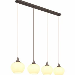 Luminaires Globo Lighting Suspension Globo MAXY Moka, 4 lumières