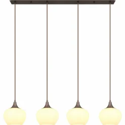 Luminaires Globo Lighting Suspension Globo MAXY Moka, 4 lumières