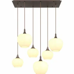 Luminaires Globo Lighting Suspension Globo MAXY Moka, 6 lumières