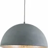 Lampes Dorées-Luminaires Globo Lighting Suspension Globo MIRAM Gris, 1 lumière