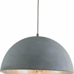 Lampes Dorées-Luminaires Globo Lighting Suspension Globo MIRAM Gris, 1 lumière