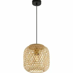 Luminaires Scandinaves-Luminaires Globo Lighting Suspension Globo MIRENA Noir, 1 lumière