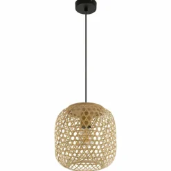 Luminaires Scandinaves-Luminaires Globo Lighting Suspension Globo MIRENA Noir, 1 lumière