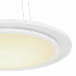 Luminaires Globo Lighting Suspension Globo MURPHY LED Blanc, 1 lumière, Télécommandes, Changeur de couleurs* Suspensions